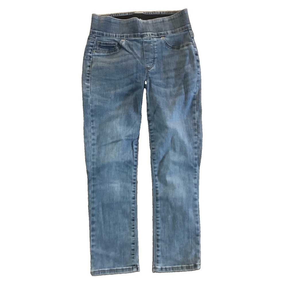 New York & Company Womens Small Pull On Stretch Tunmy-Less Pull-On Jeans